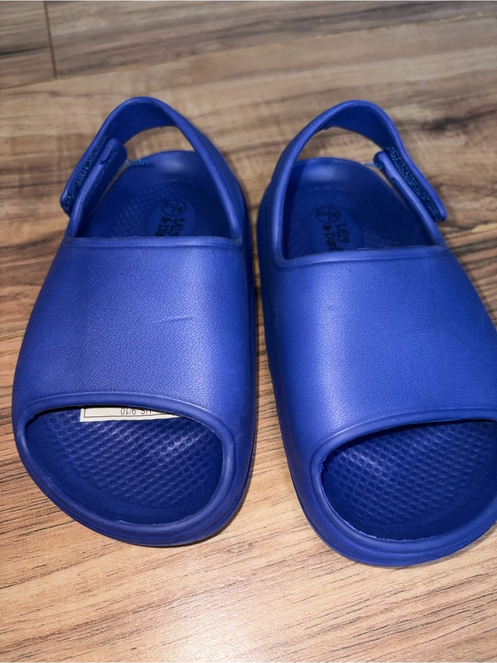 Lily & Dan Royal Blue Slides Unisex Toddler 9/10 NWOT